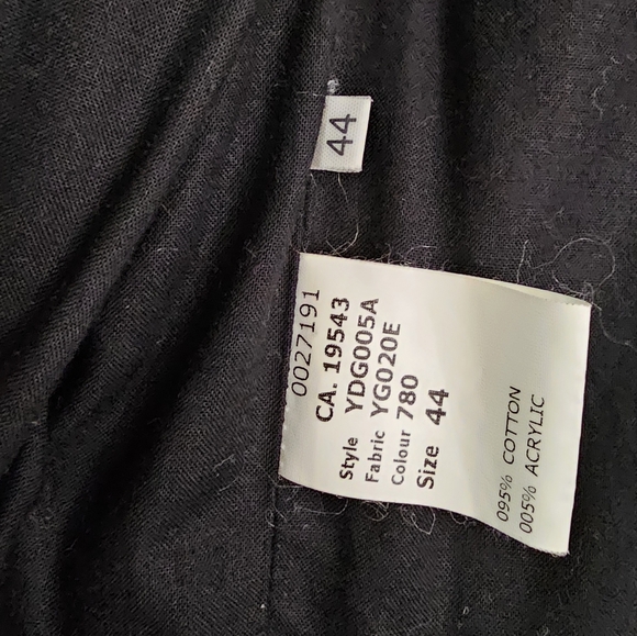 Hussein Chalayan, A/W 2003 Cotton Zipped Blazer Jacket - Picture 8 of 12